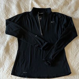 Nike Women's Black Dri-FIT Long Sleeve Tee